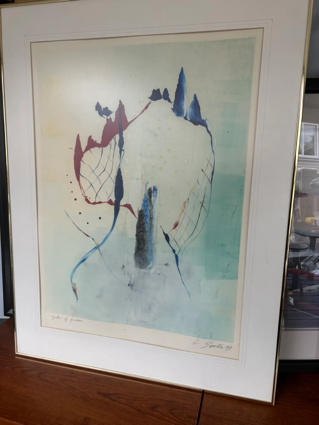 Framed Abstract Art Print thumbnail