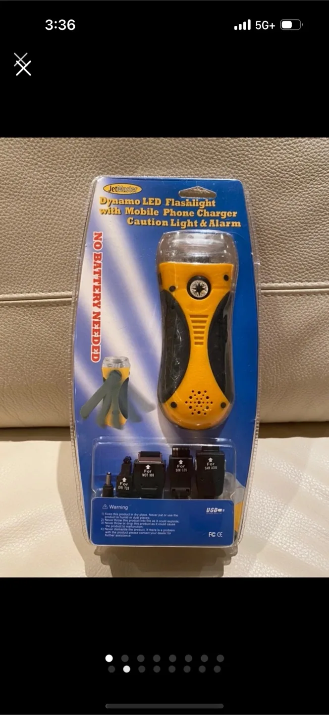 New JetMaster Dynamo LED Flashlight thumbnail