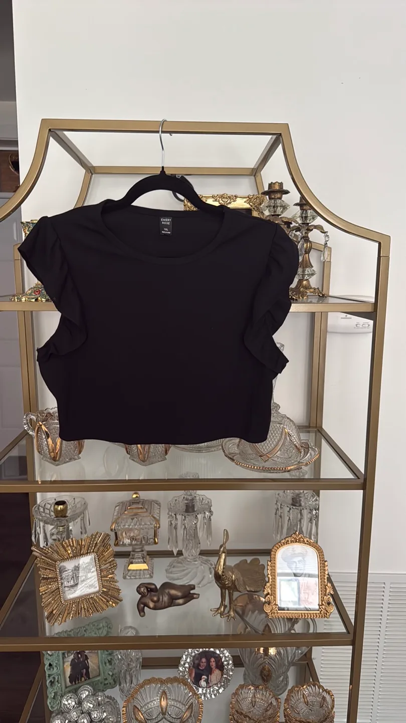 Emery Rose Black Top - 1XL thumbnail