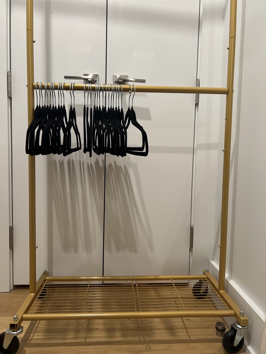 Gold Rolling Garment Rack - photo 2