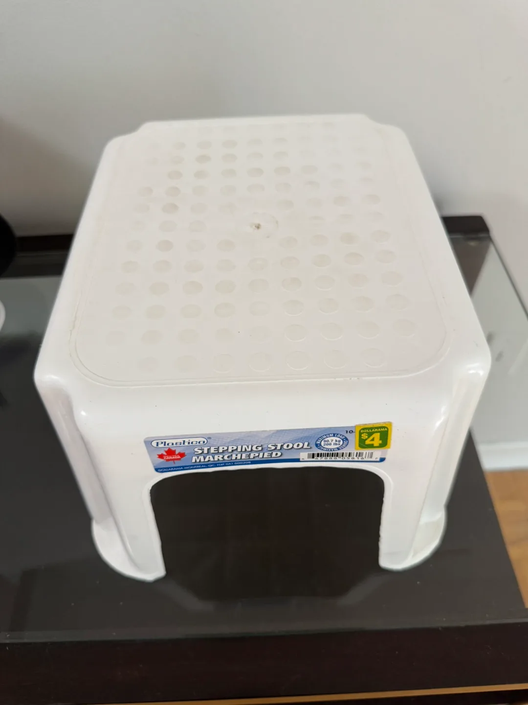 Plastico Stepping Stool - White thumbnail