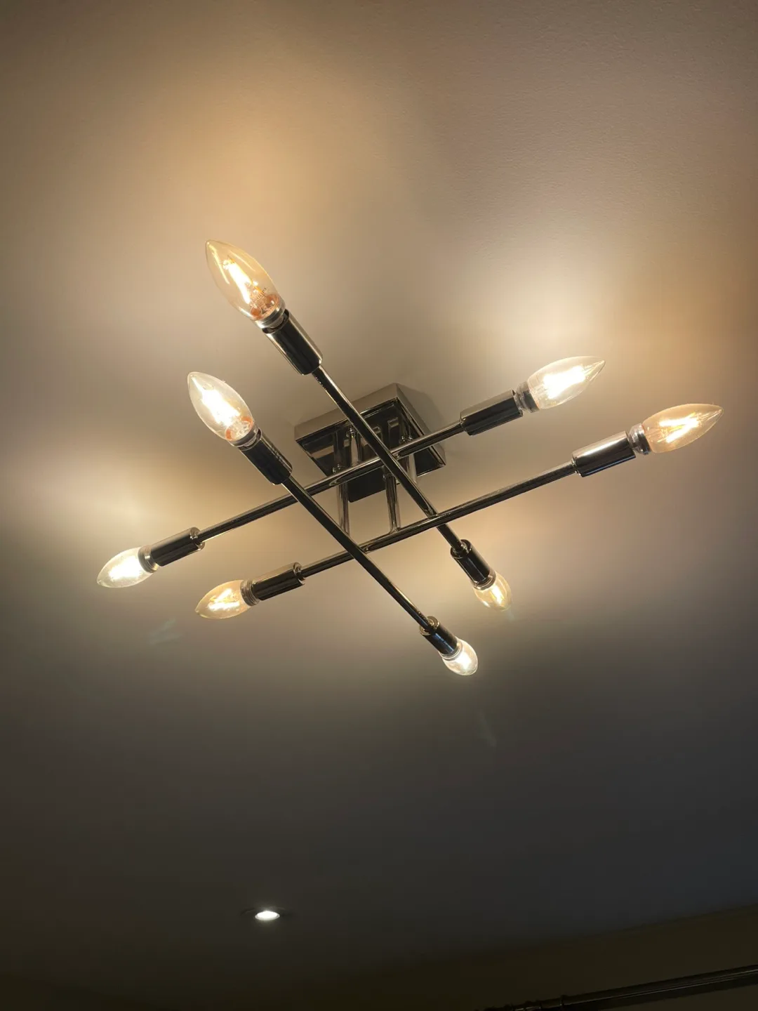 Modern Sputnik Style Ceiling Light thumbnail