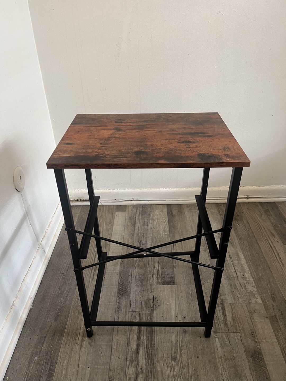 Brown & Black Side Table