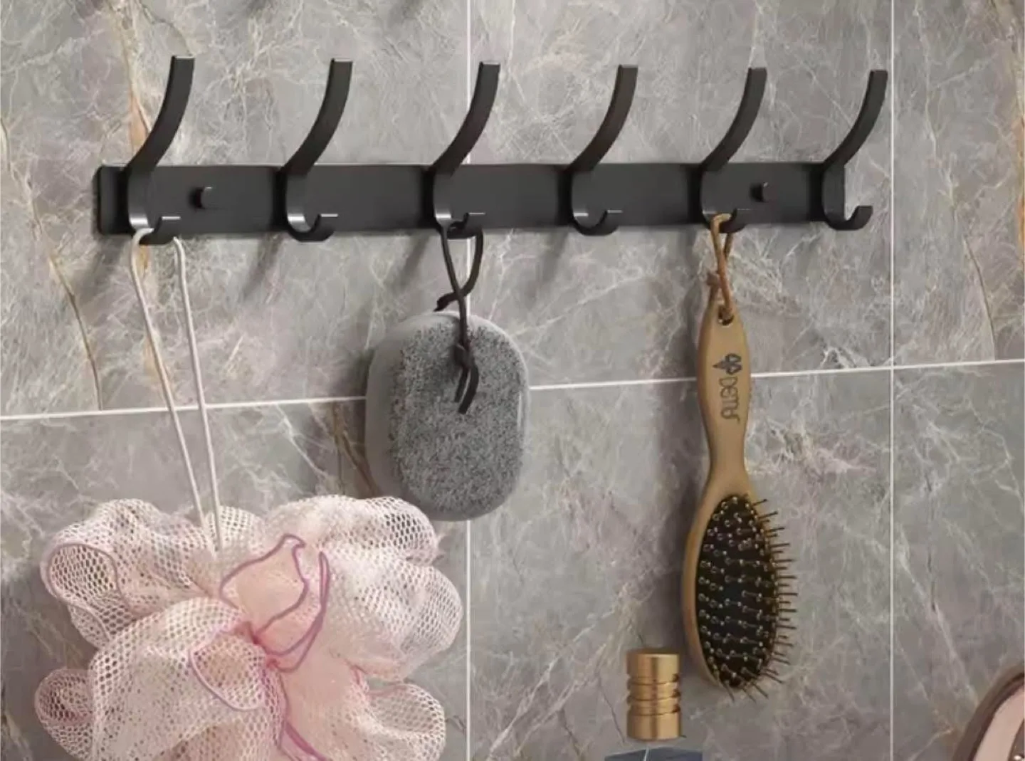 Black 6 Hook Hanger thumbnail