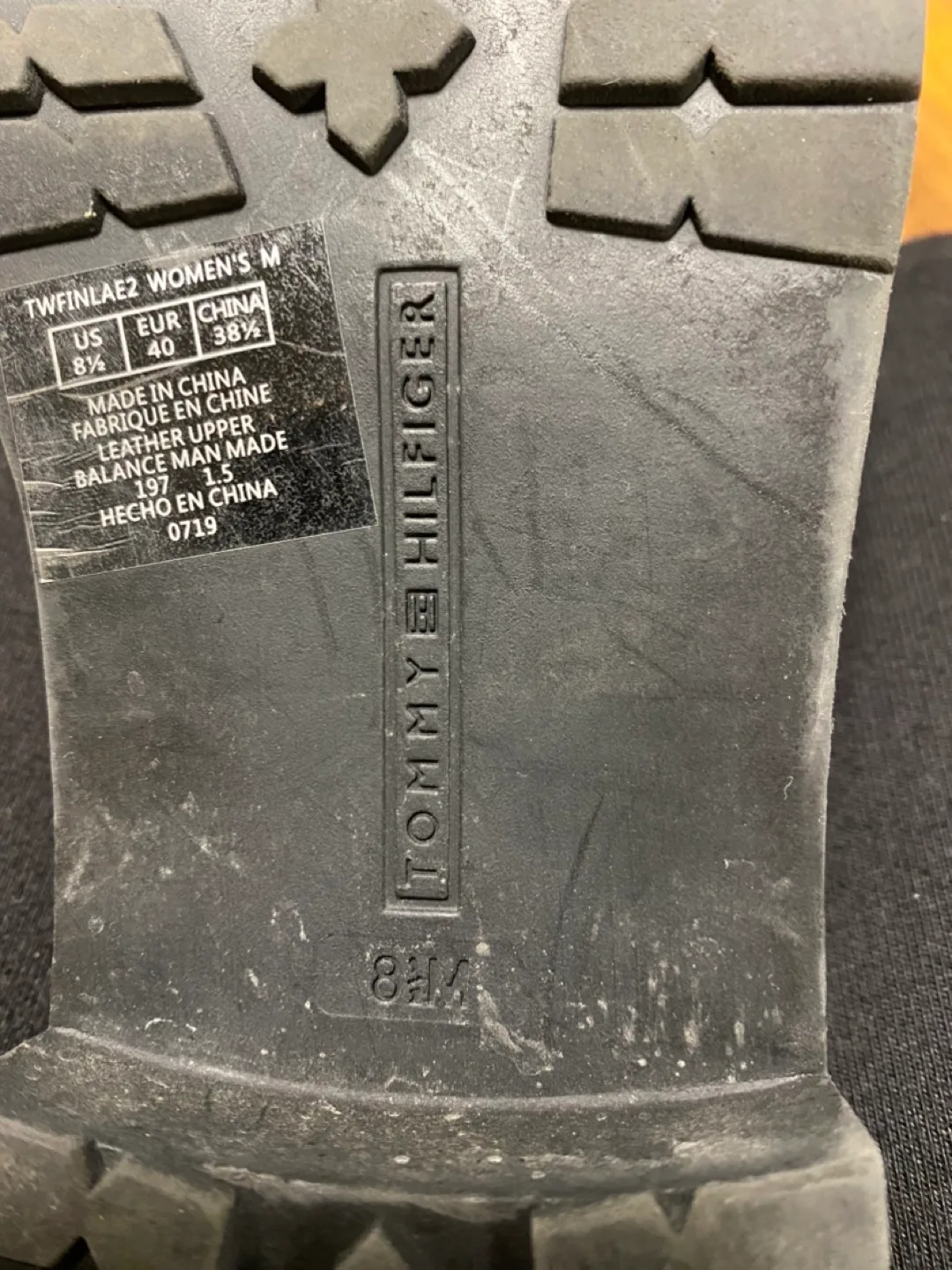 Tommy Hilfiger Black Suede Ankle Boots image indicator(6)