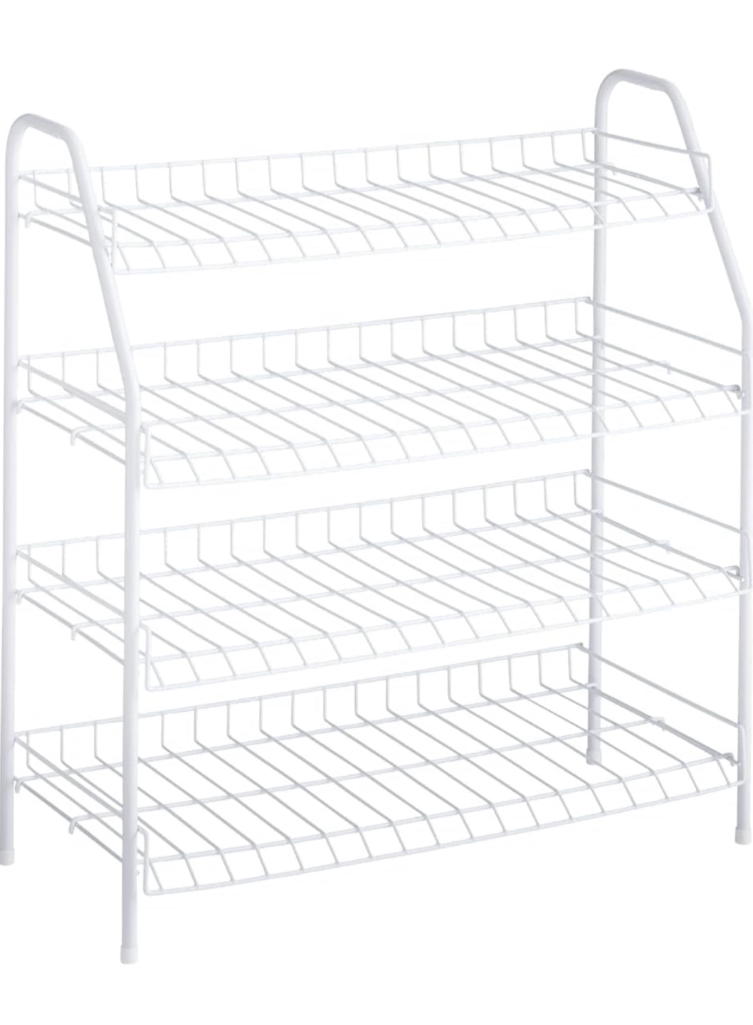 Four tier shoe rack