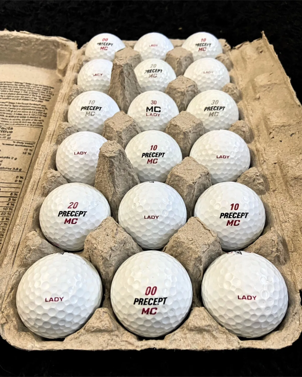 18 Bridgestone Precept MC Lady / Ladies Golf Balls thumbnail