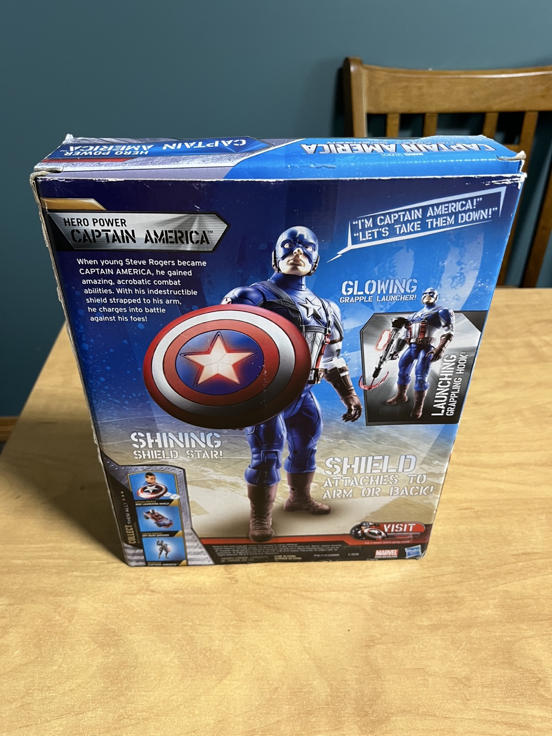 Marvel Hero Power Captain America Figure - photo 2