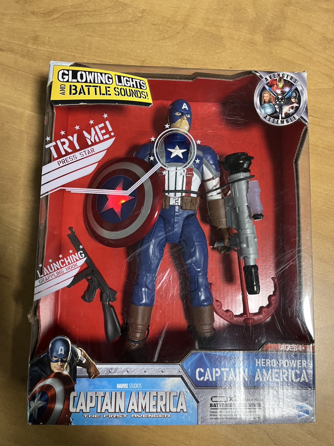 Marvel Hero Power Captain America Figure - photo 5