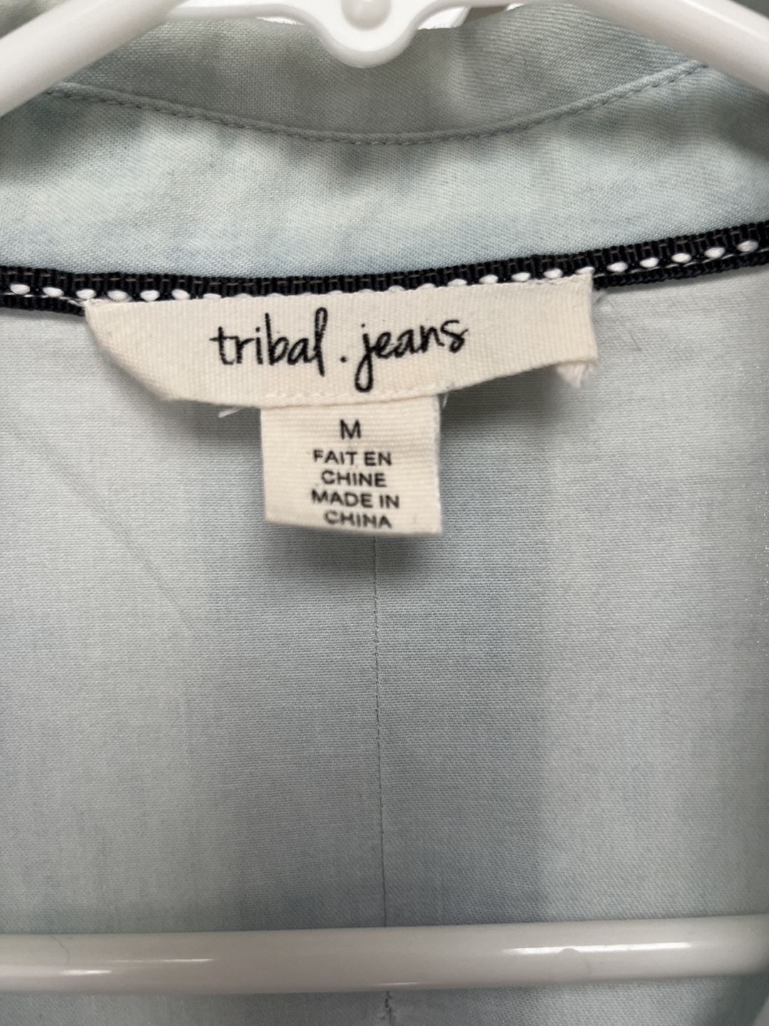 Tribal Jeans Denim Shirt - Size M - photo 5