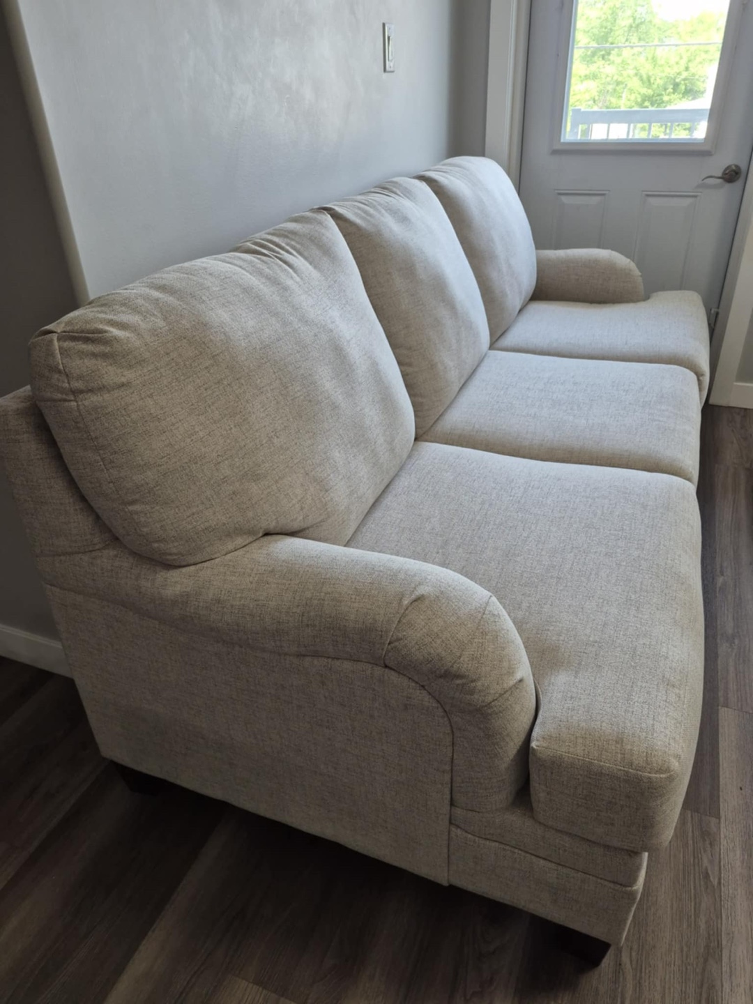 Beige 3-seater Sofa - photo 2