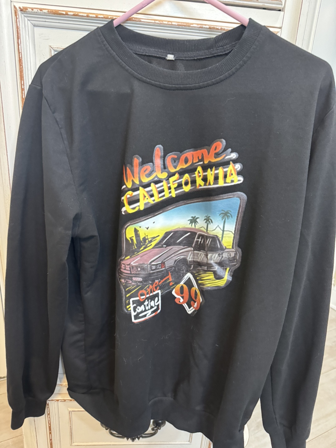 Black "Welcome California" Sweatshirt - photo 3