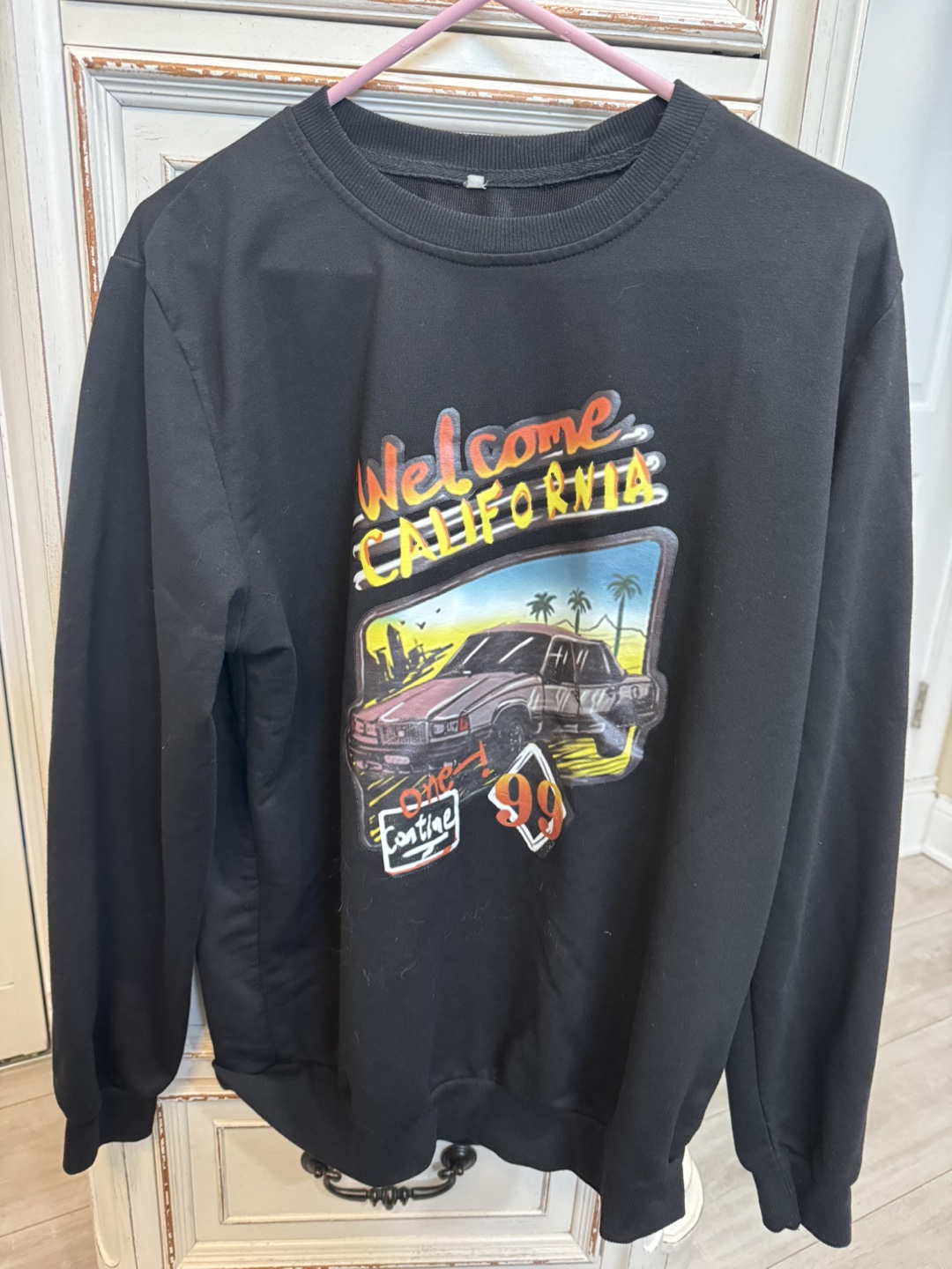 Black "Welcome California" Sweatshirt - photo 2