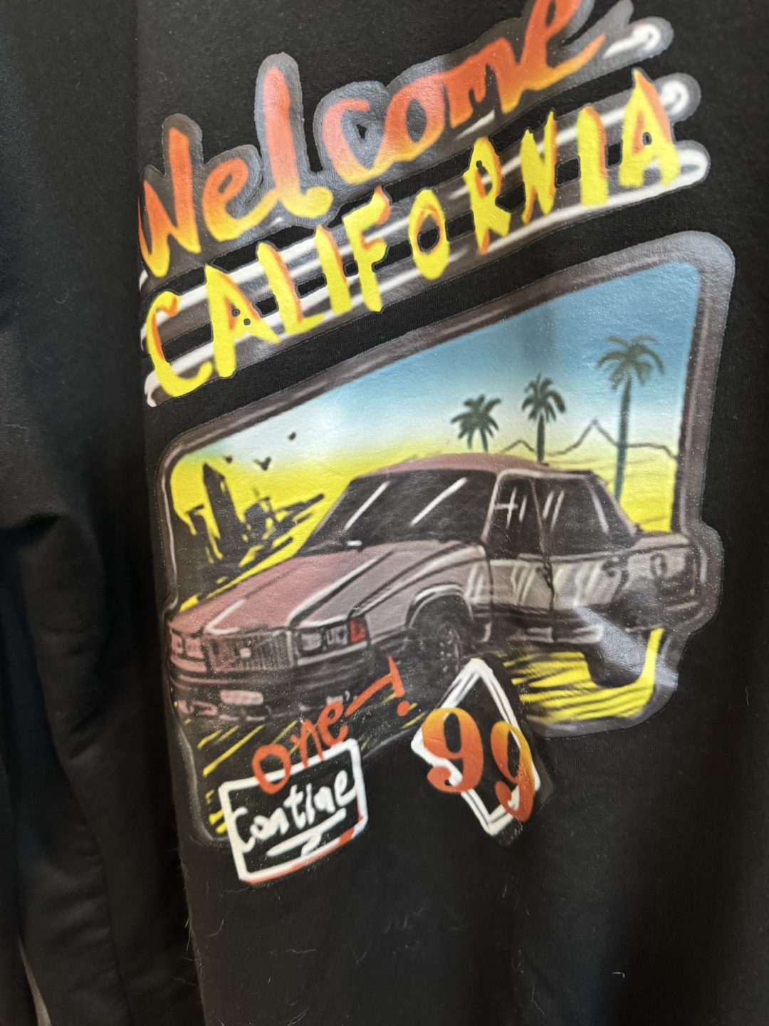 Black "Welcome California" Sweatshirt - photo 5