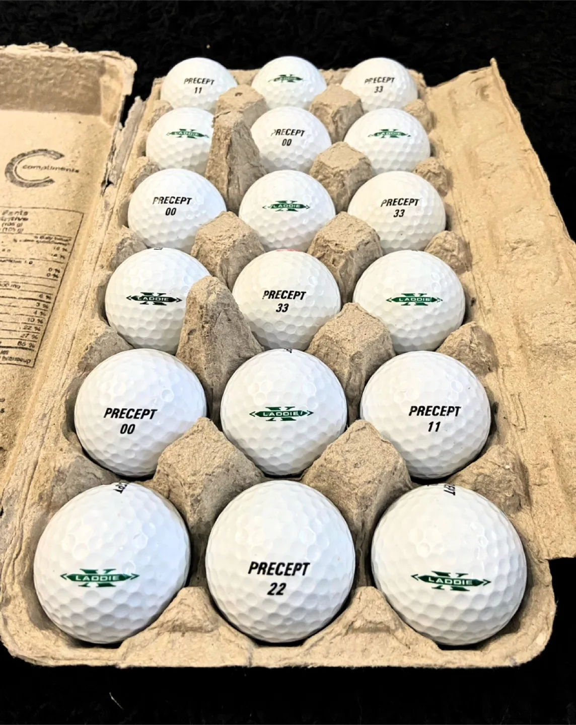 18 Bridgestone Precept Laddie Golf Balls thumbnail