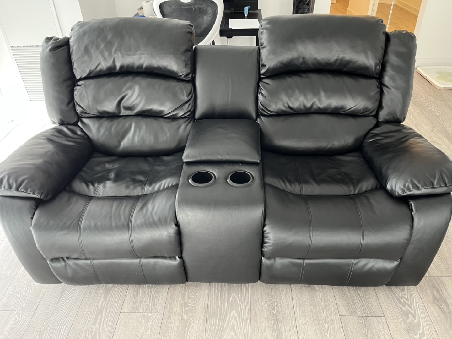 Sofa with Cupholders & Storage - Great for Home Theatre! - photo 2