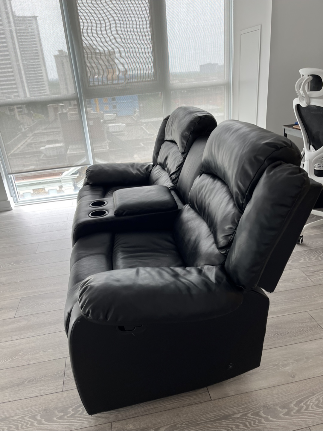 Sofa with Cupholders & Storage - Great for Home Theatre! - photo 3