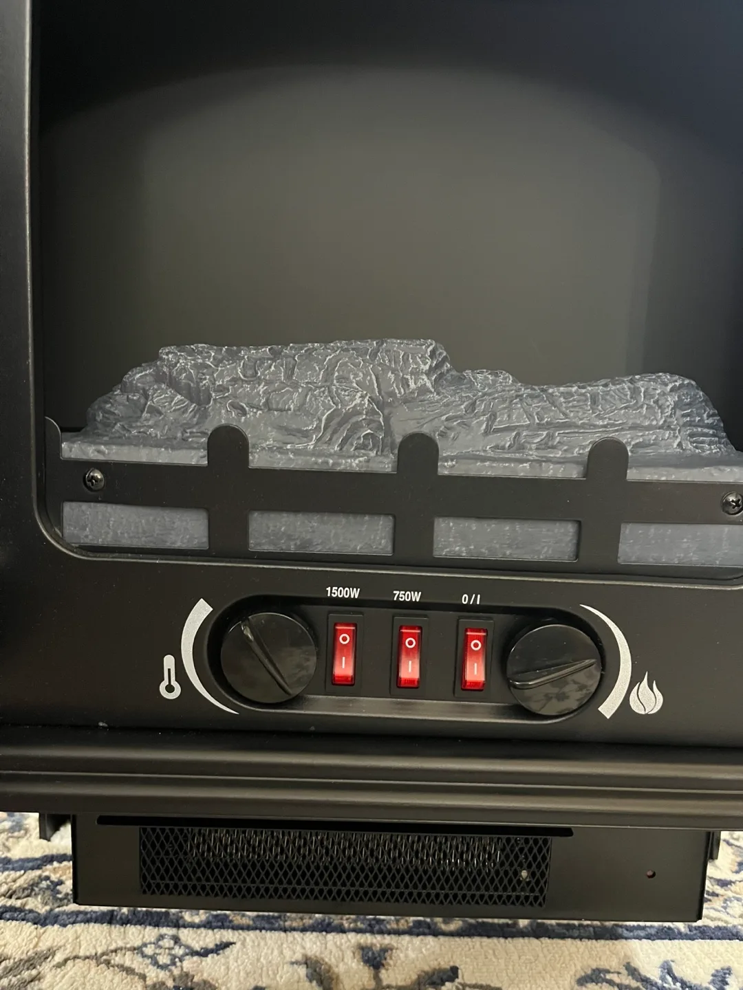 ✨Like New✨Electric Fireplace Stove - Realistic Flame Effect image indicator(5)