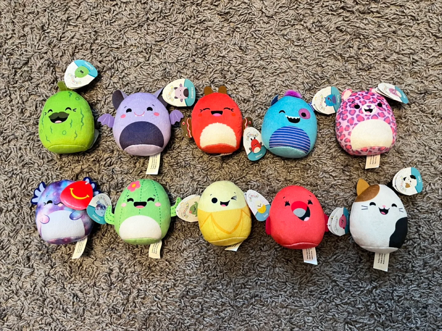Full set of Squishmallows McDonald's Happy Meal thumbnail