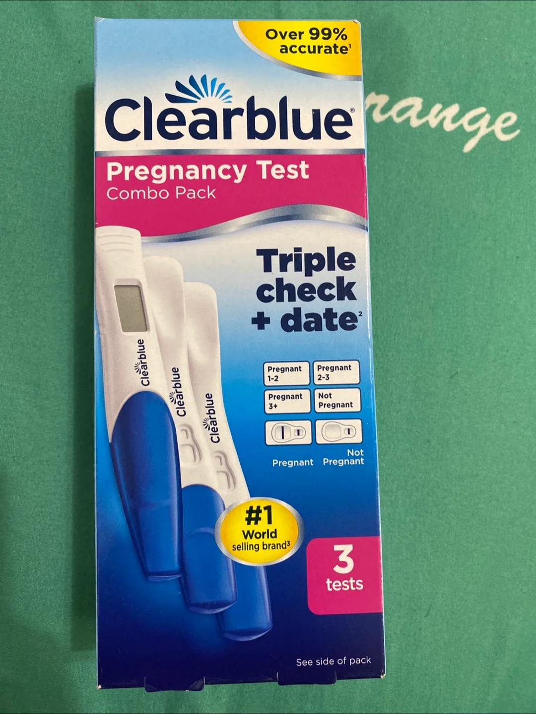 Clearblue Pregnancy Test Combo Pack, 3 Tests, Exp 2026