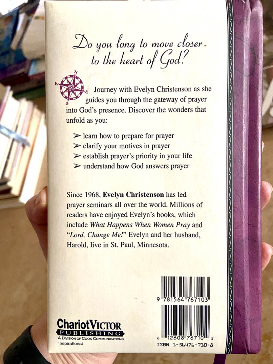 A Journey into Prayer by Evelyn Christenson - photo 2