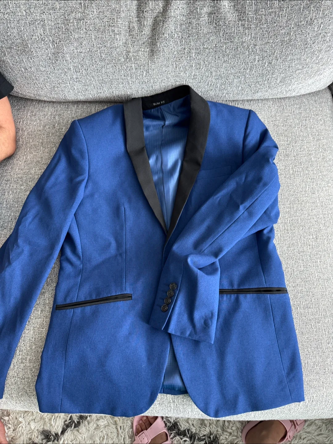 Noir8 Formal Wear Blue Blazer - Size 42