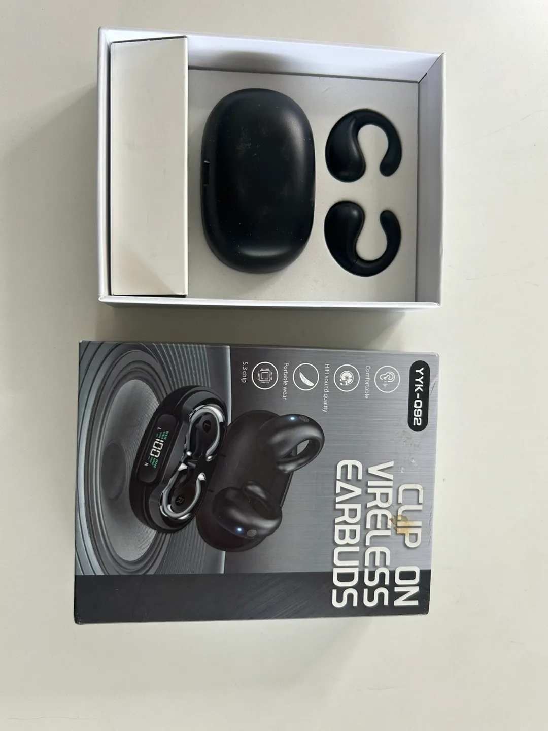 YYK-Q92 Clip On Wireless Earbuds - New in Box image indicator(3)