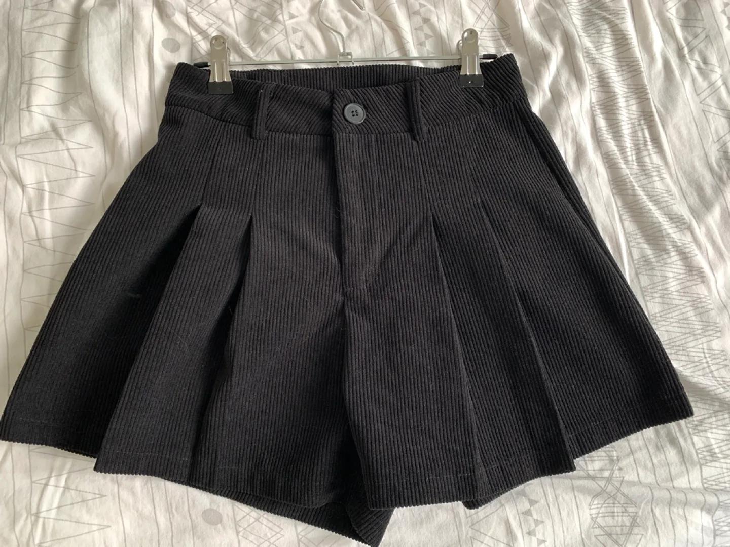 Black Corduroy Skort size M thumbnail
