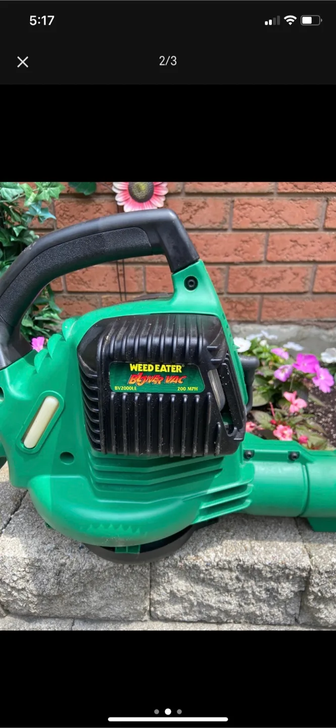 Weed Eater BV2000 Leaf Blower image indicator(3)