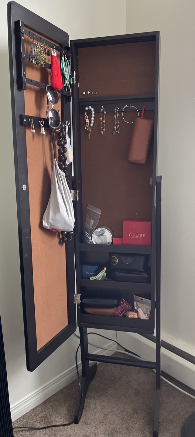 Standing Mirror Jewellery Organizer - photo 3