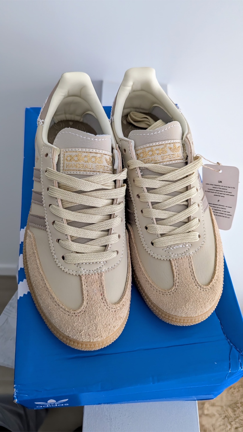 Adidas Spezial Cream/Brown - Size US 5 Women's - photo 3