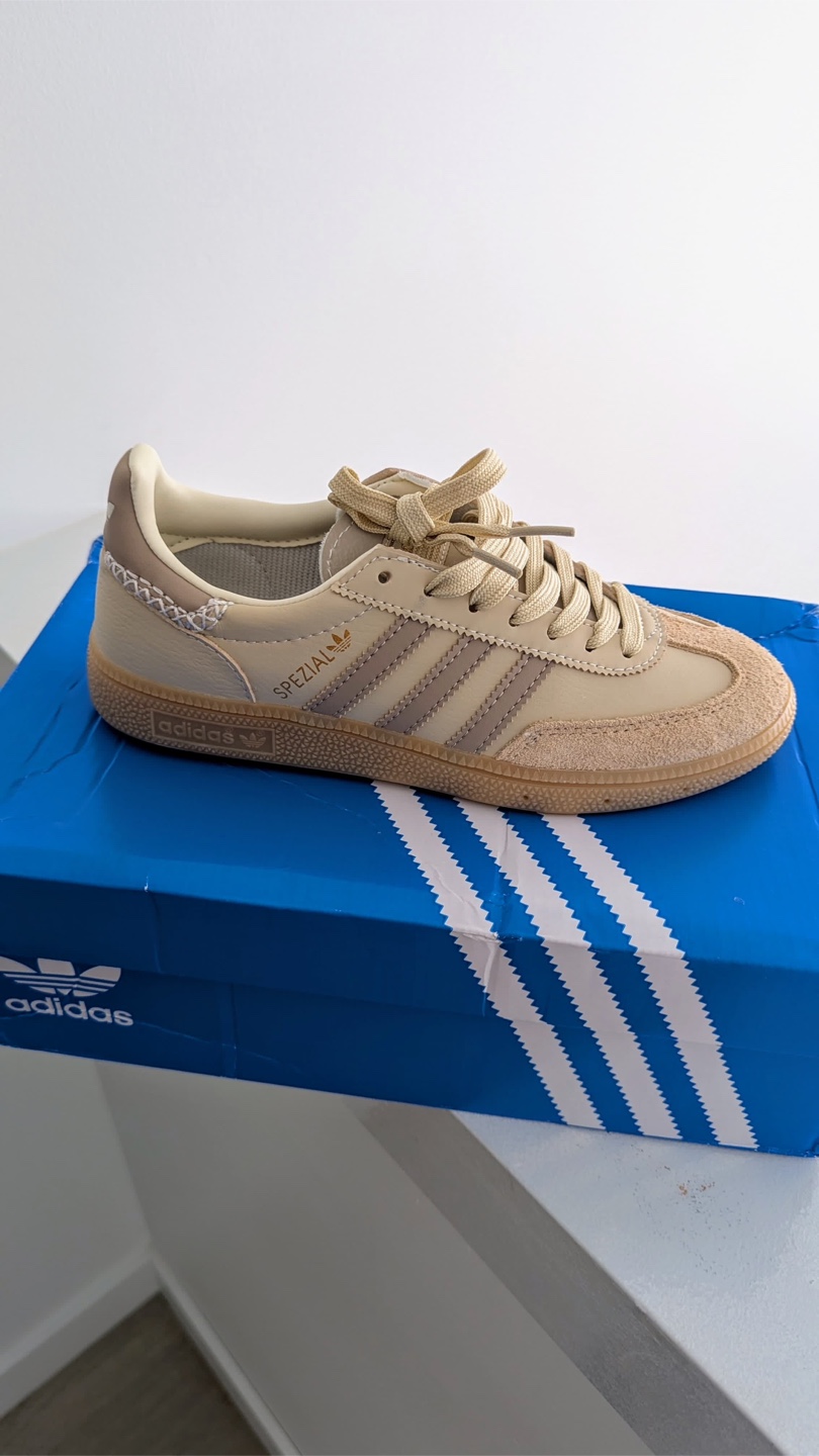 Adidas Spezial Cream/Brown - Size US 5 Women's - photo 5