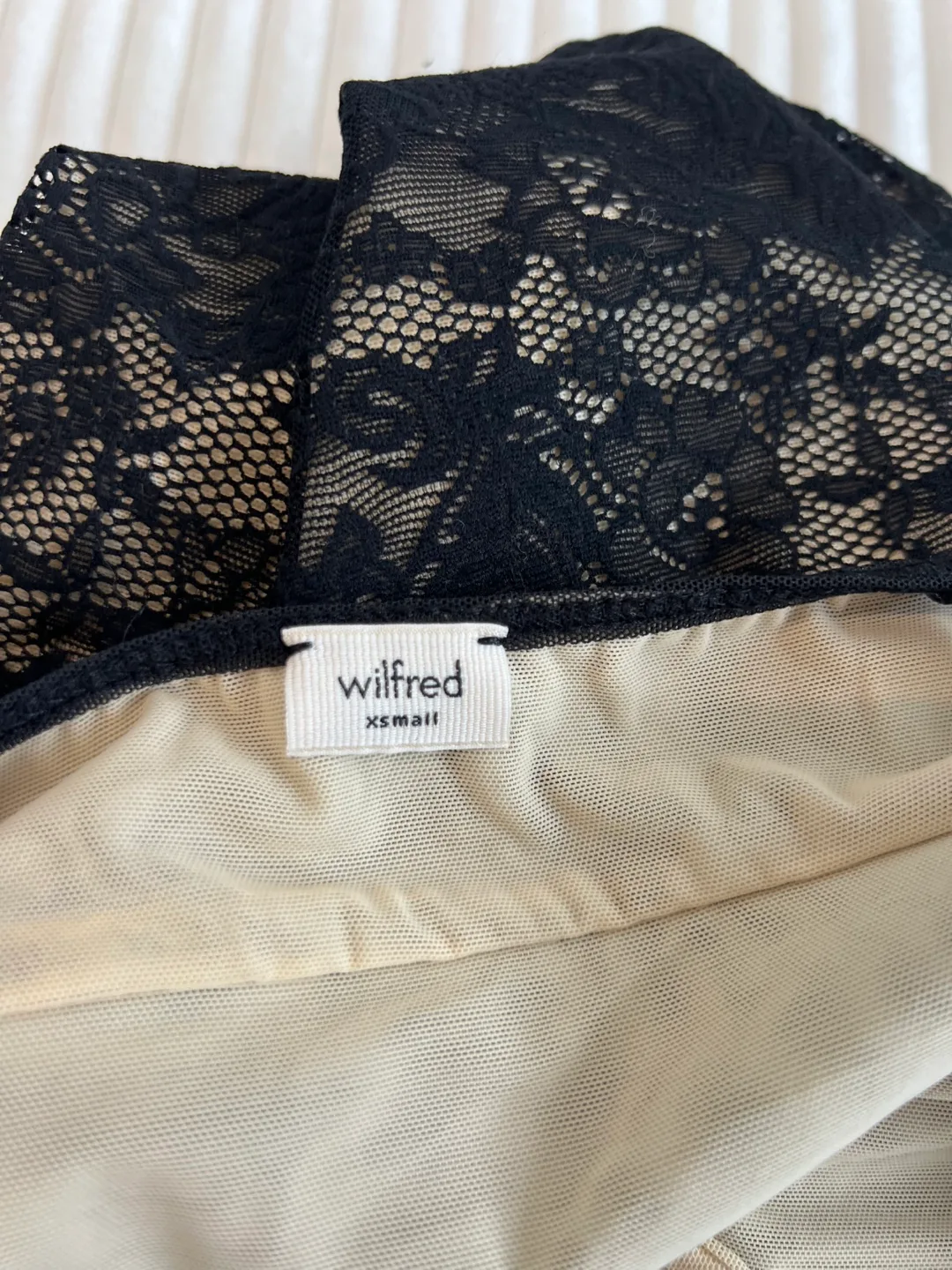 Wilfred Black Lace Dress - XSmall image indicator(4)