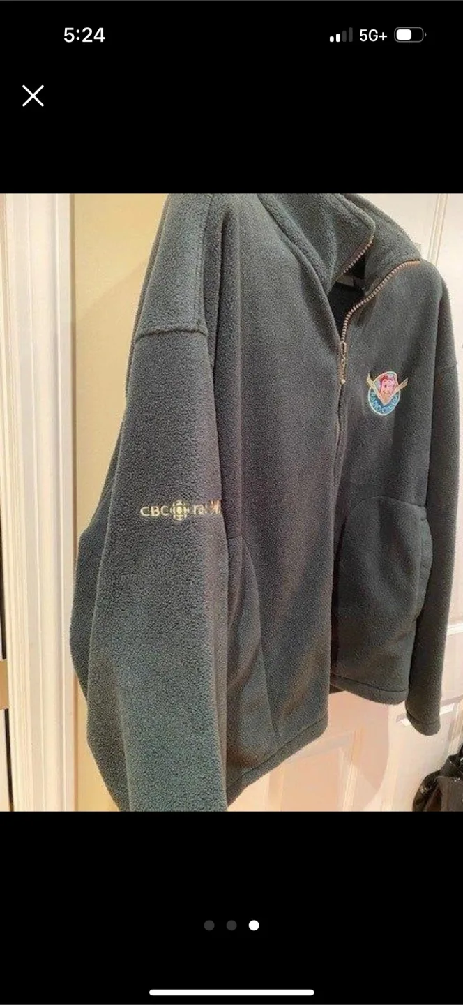 Vintage CBC Radio Canada Fleece Jacket image indicator(3)
