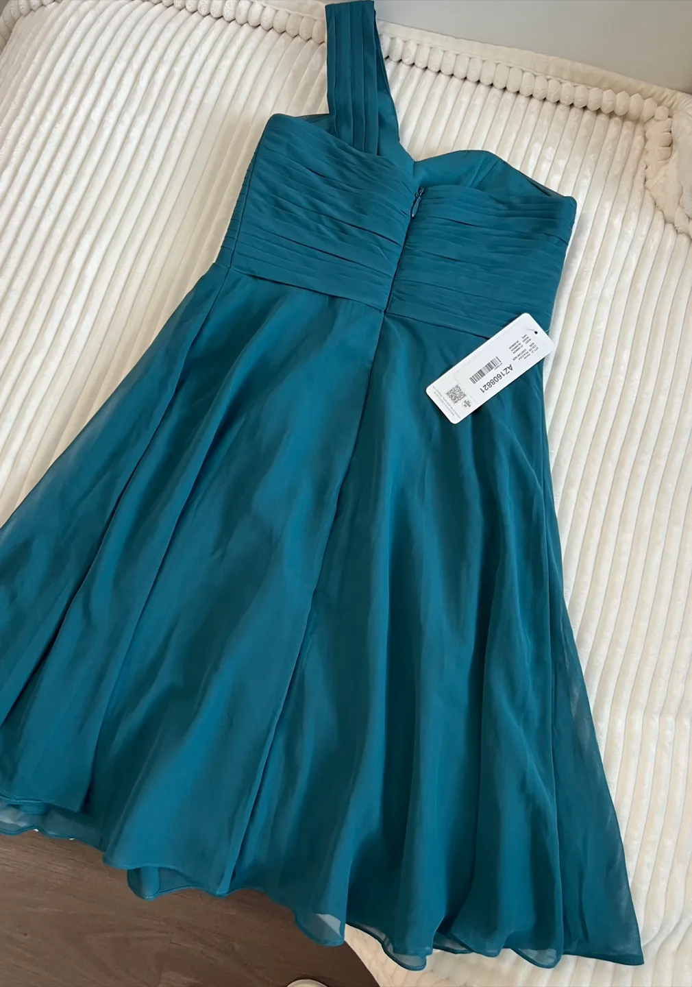 Azazie Sariah Dress - Peacock, Custom Size image indicator(4)