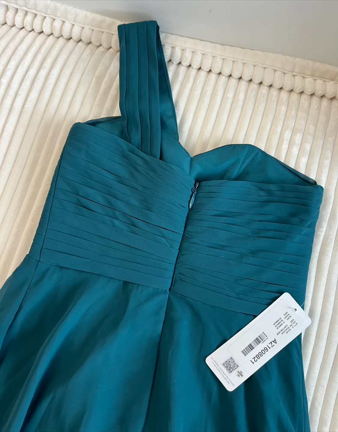 Azazie Sariah Dress - Peacock, Custom Size image indicator(5)