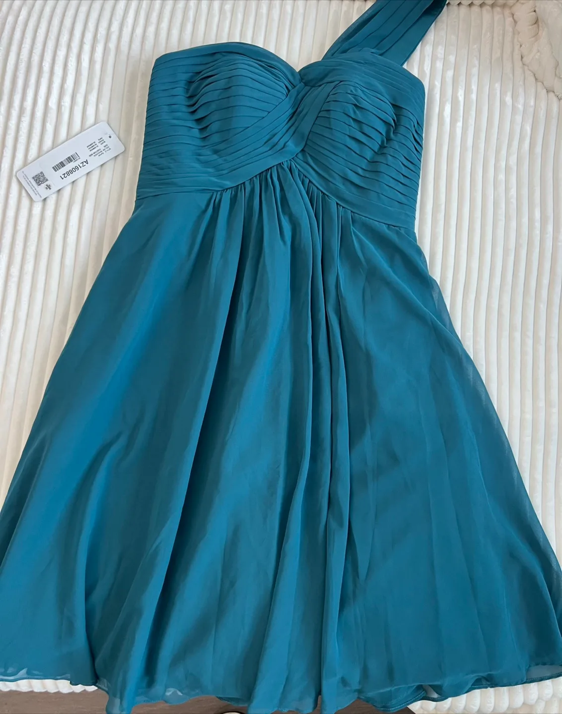 Azazie Sariah Dress - Peacock, Custom Size image indicator(2)