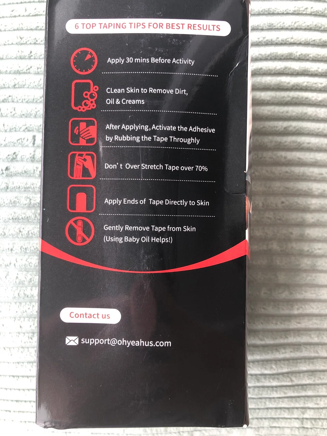Ohyeahus Kinesiology Tape - New in Box! image indicator(4)