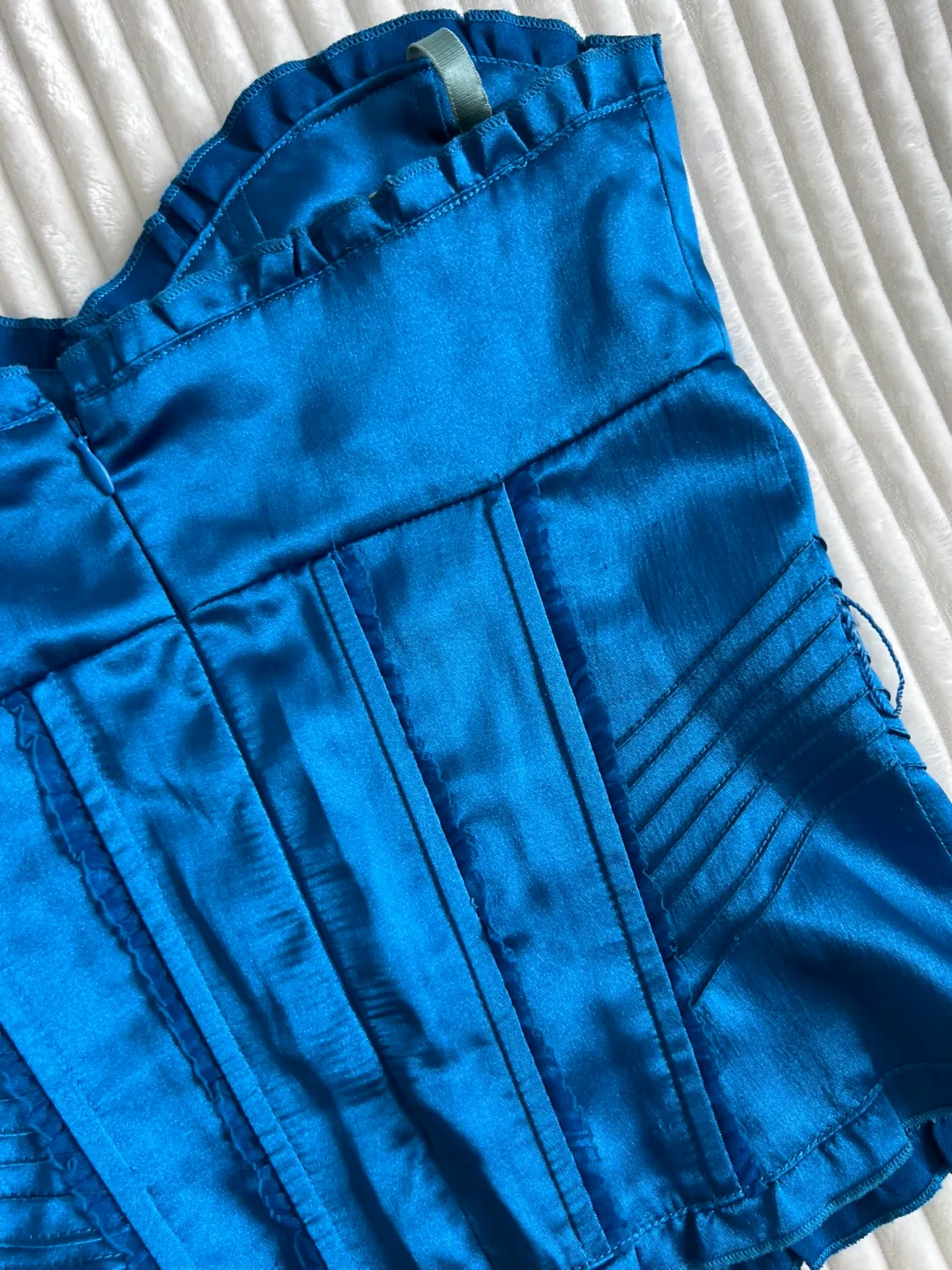 Le Chateau Blue Corset Top - XS image indicator(4)