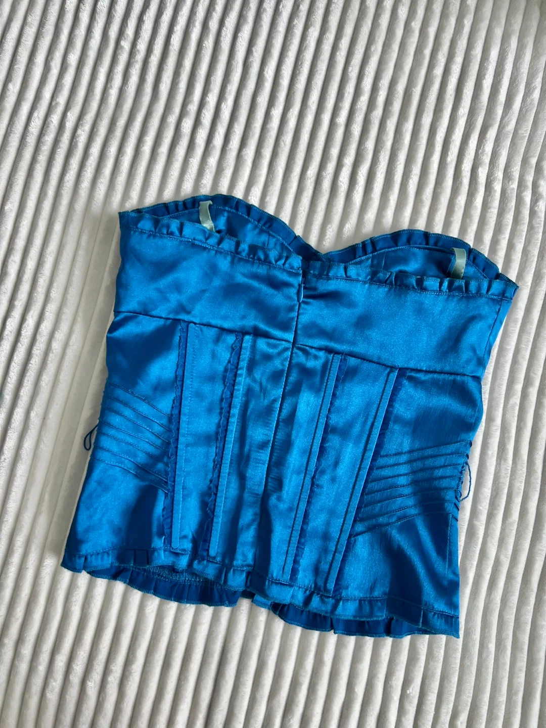 Le Chateau Blue Corset Top - XS image indicator(3)