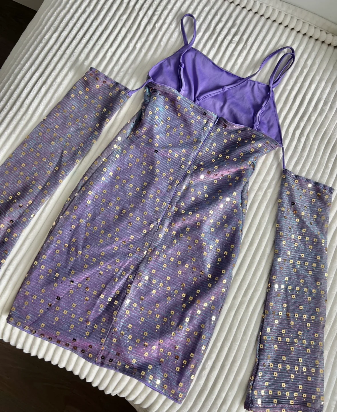 Purple sequin Dress Size S image indicator(3)