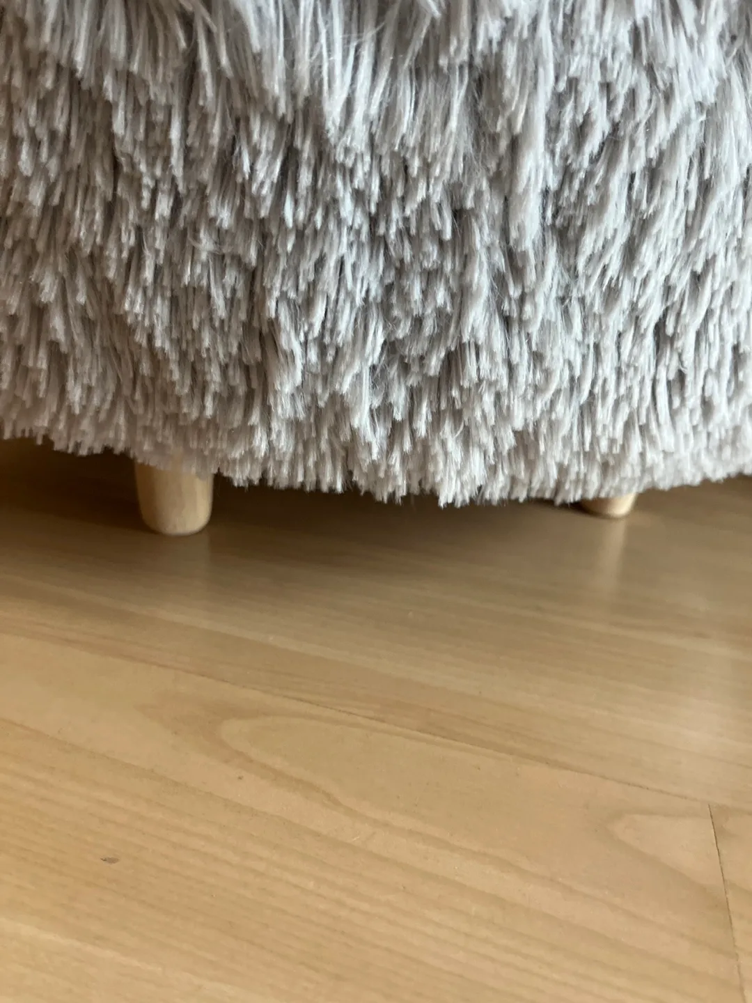 Grey Furry Cat Cave Bed image indicator(2)