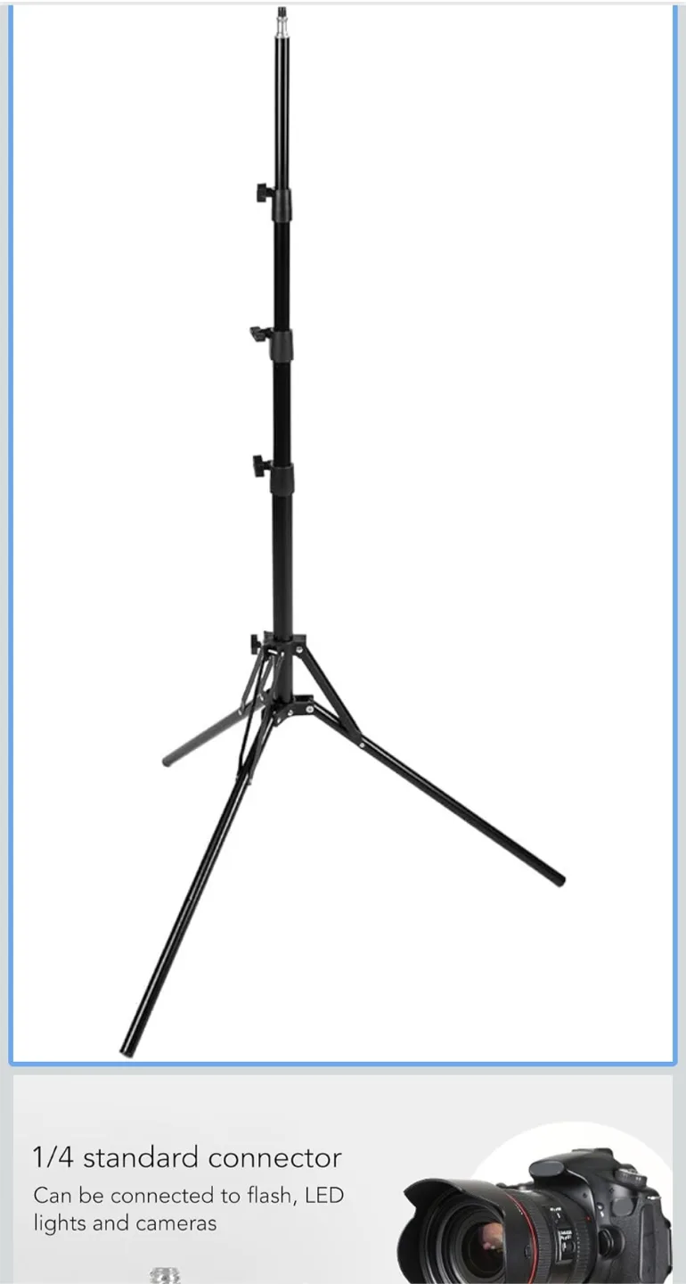 Adjustable Photography Light Stand thumbnail