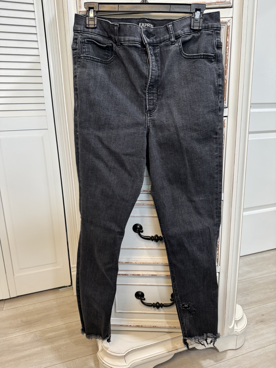 Women Express Ankle Legging Black Jeans