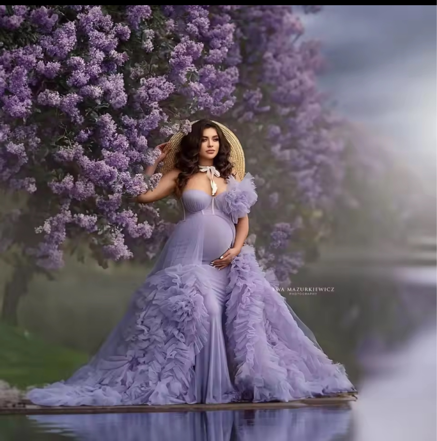 Maternity photoshoot dress