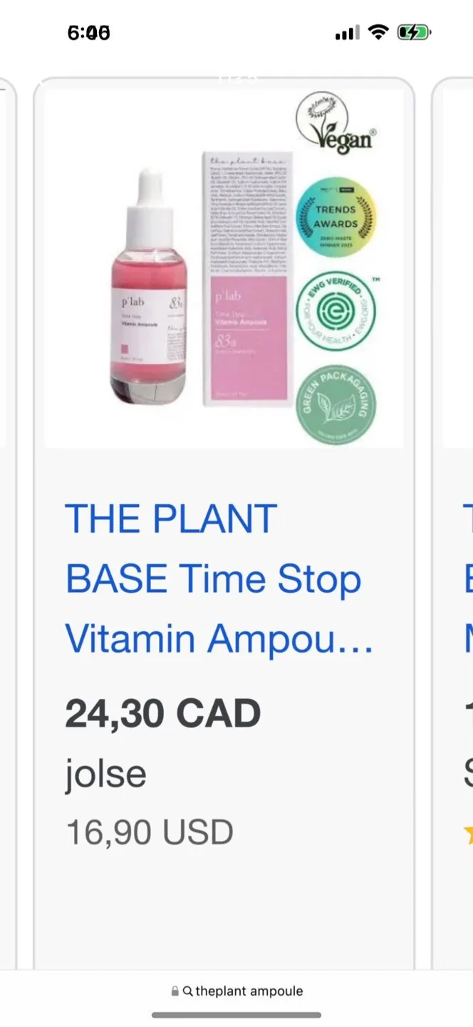 p'lab Time Stop Vitamin Ampoule thumbnail