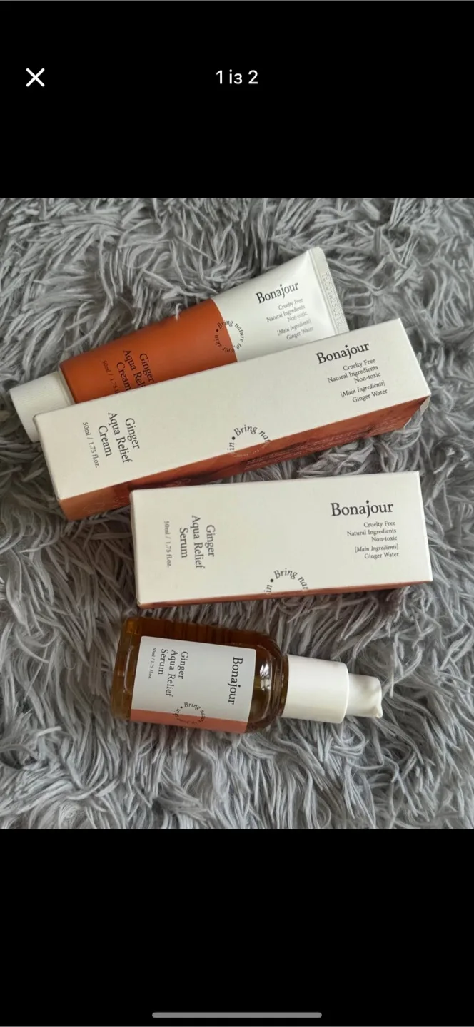 Bonajour Ginger Aqua Relief Cream & Serum Set thumbnail
