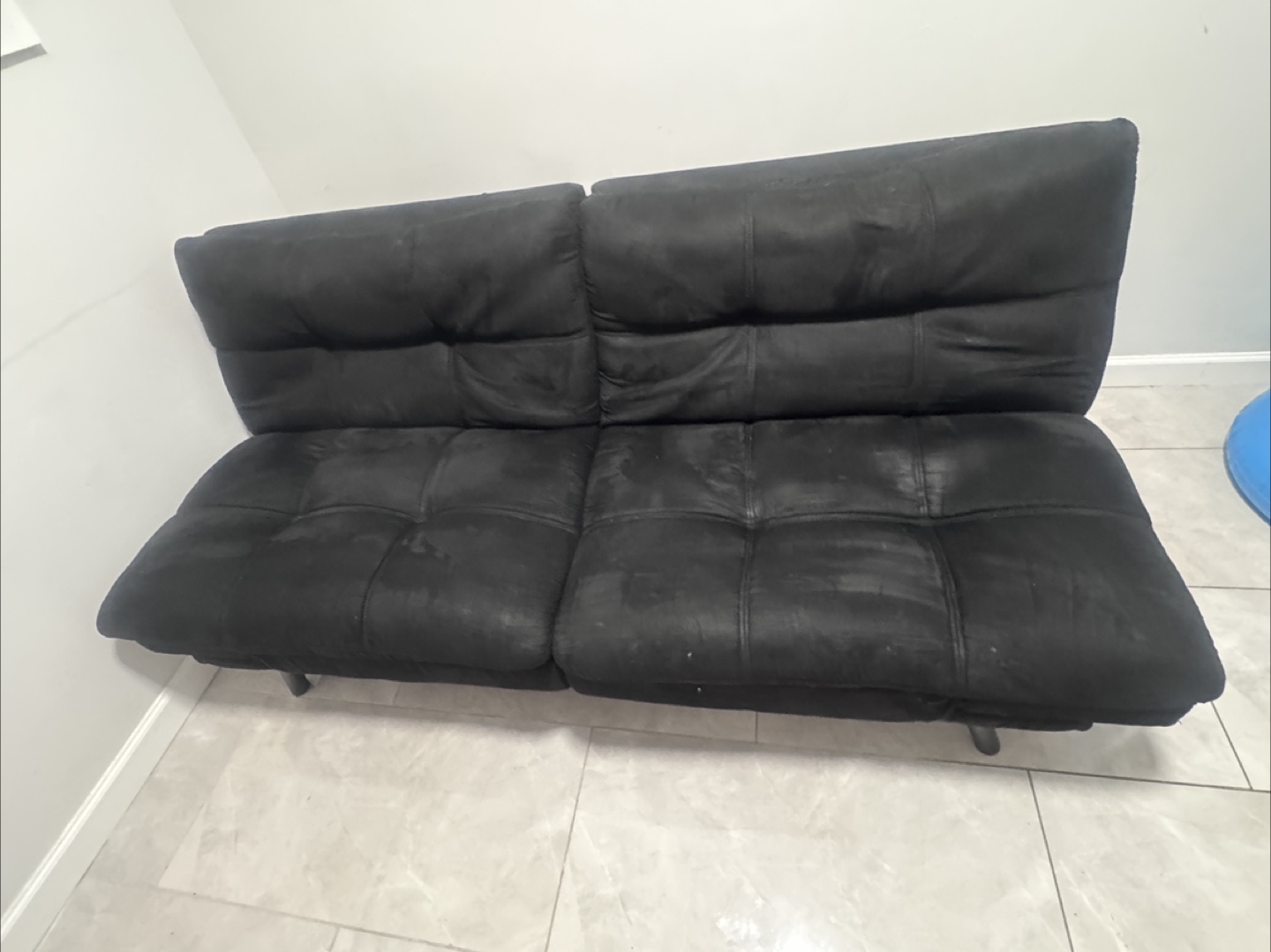 Black Futon Sofa Bed - photo 2