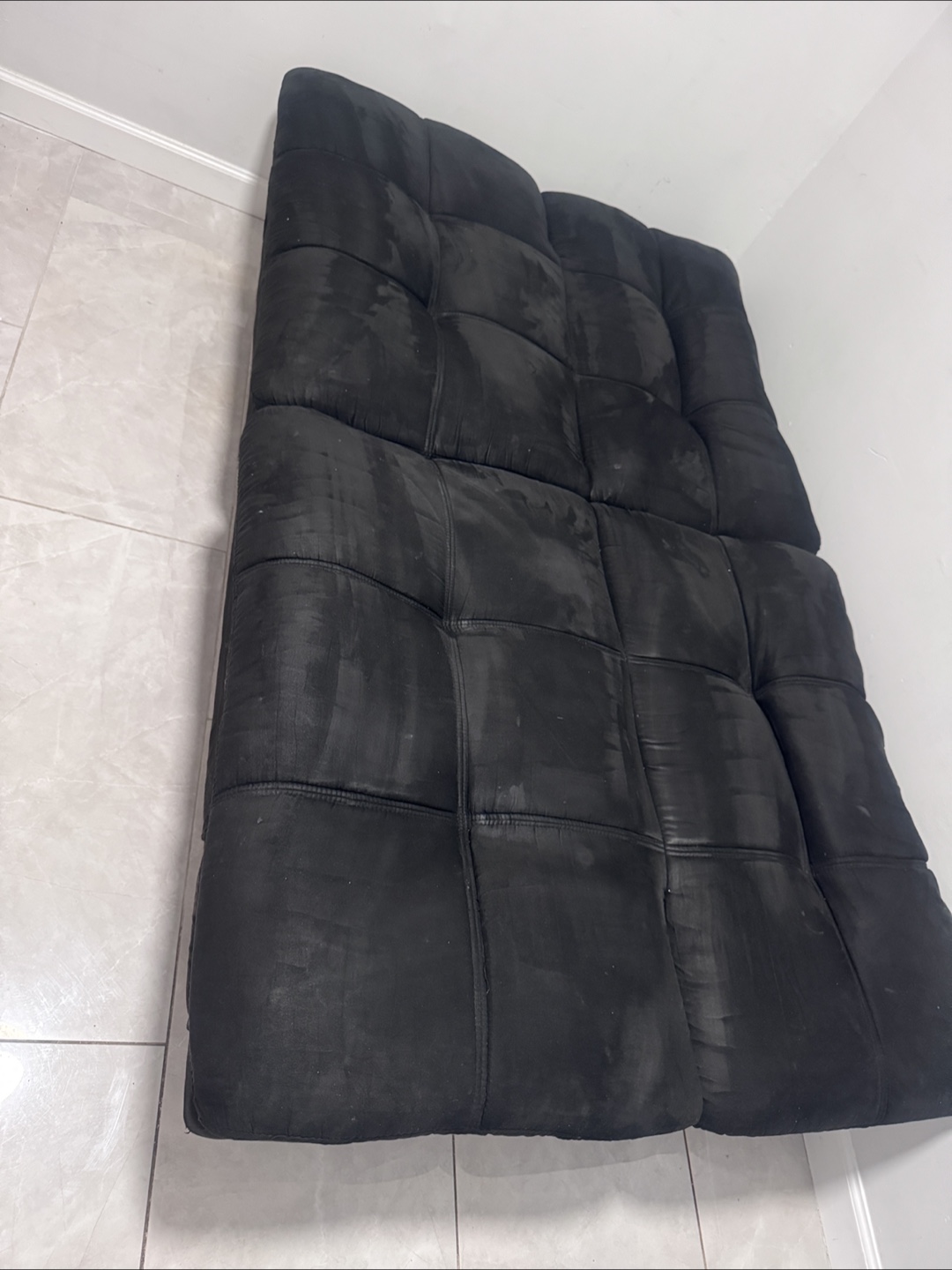 Black Futon Sofa Bed - photo 3