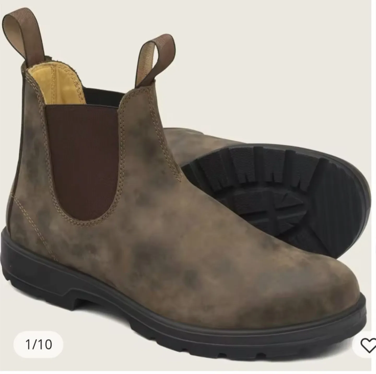 Retro Leather Ankle Boots Men Chelsea Boot Casual Platform thumbnail
